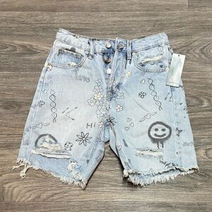 NWT Wild Fable Light Blue Denim Shorts